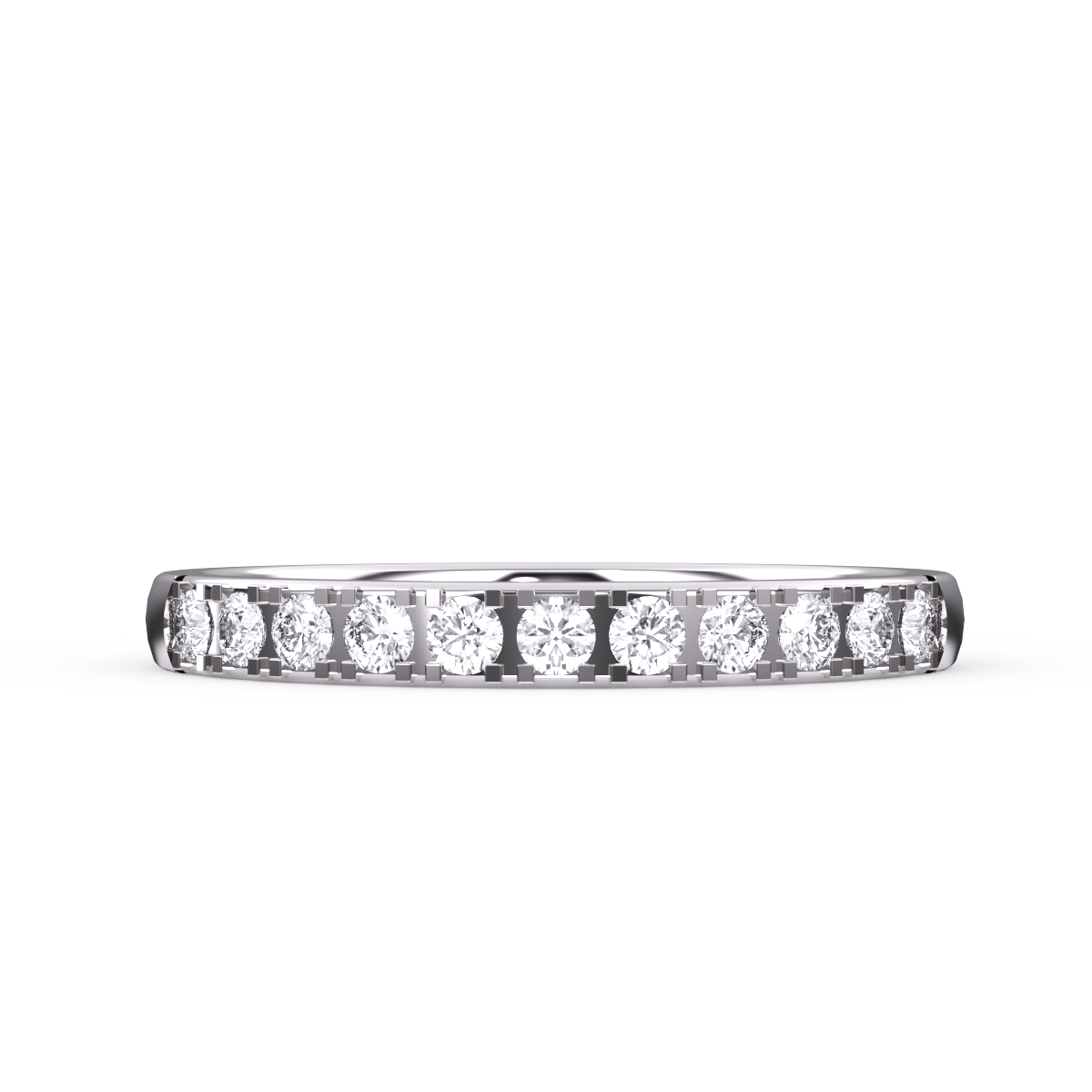 Sparking Half Eternity Matching Bridal Band